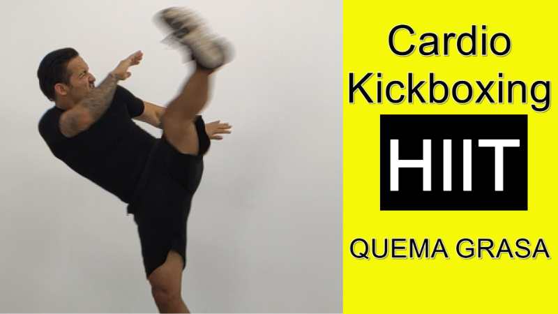 Cardio kickboxing para quemar grasa y ganar coordinación - HIIT